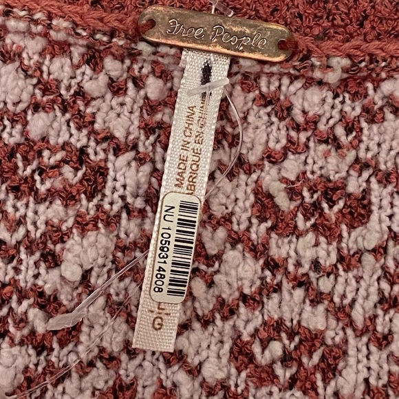 Free People Geo floral Patterned puff sleeve Cardigan 2337 - Picture 10 of 16